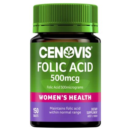 Cenovis Folic Acid 500mcg for Women’s Health